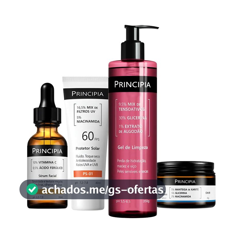 Principia Kit Essencial Gl-03 + Ch + Vc + Ps Sensível Dia/noite