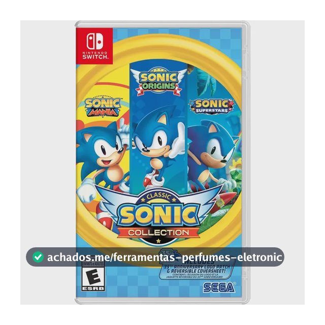 Classic Sonic Collection Switch Midia Fisica