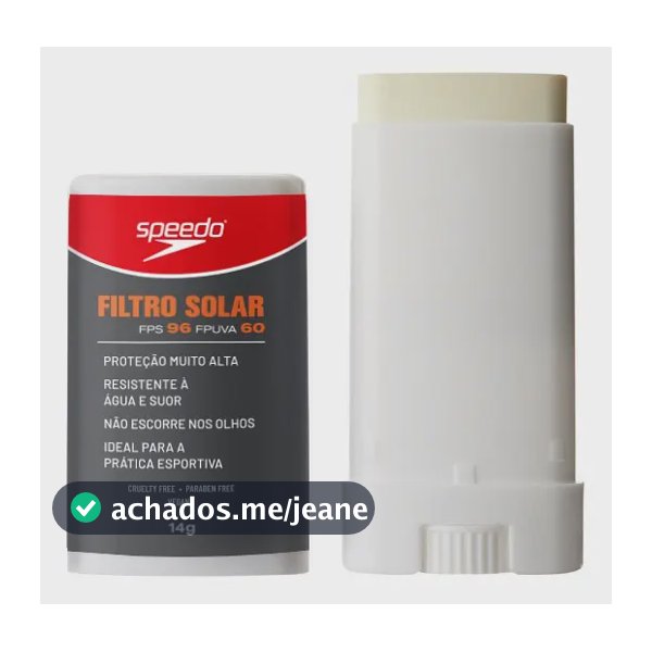 Protetor Solar Facial Fps 96 E Fpuva 60 Speedo Incolor (b) 14g