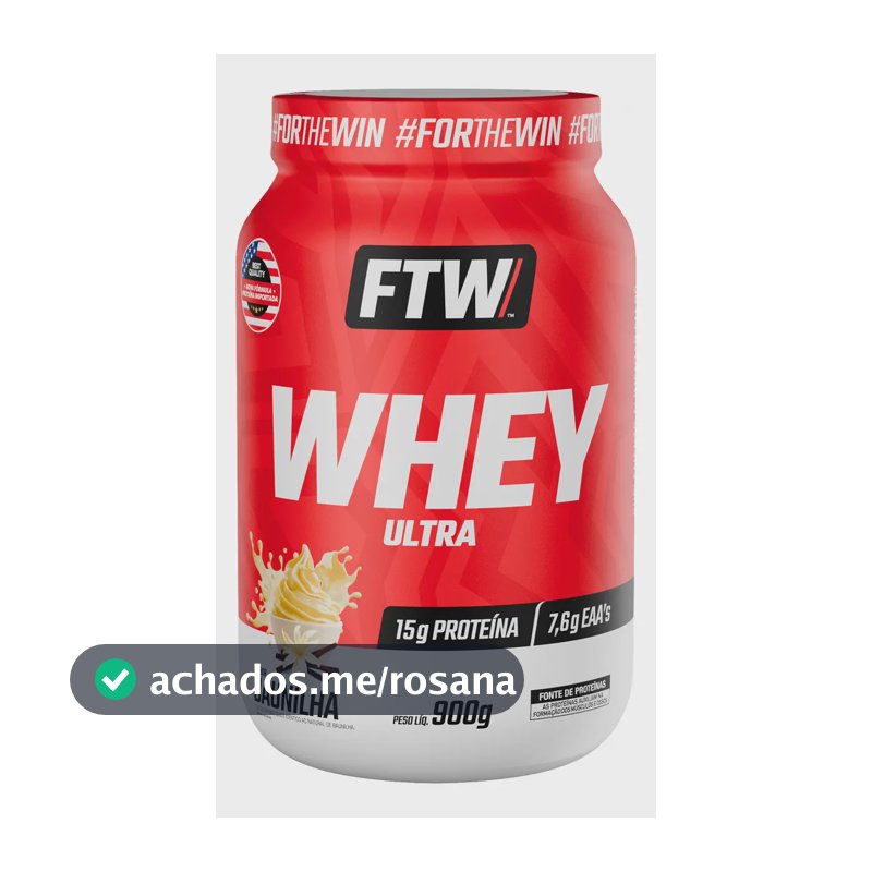 Whey protein FTW em pó sabor Baunilha x 900g