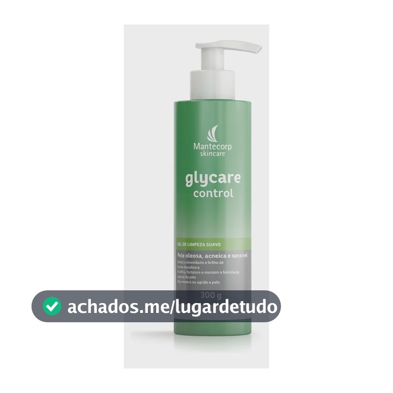 Gel De Limpeza Facial Glycare Control 300g Mantecorp