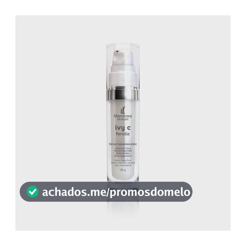 Sérum Rejuvenescedor Facial Ivy C Ferulic 30g Mantecorp Todo Tipo De Pele Dia/noite
