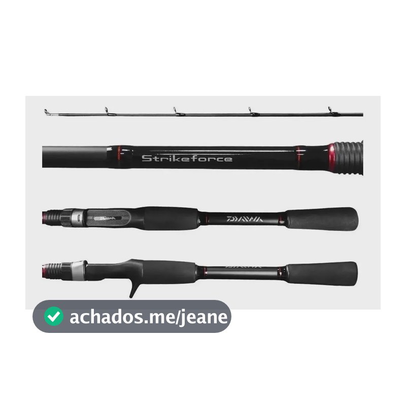 Vara Carretilha Daiwa Strikeforce 6'0 1,83m 12-25lb - 2 Partes