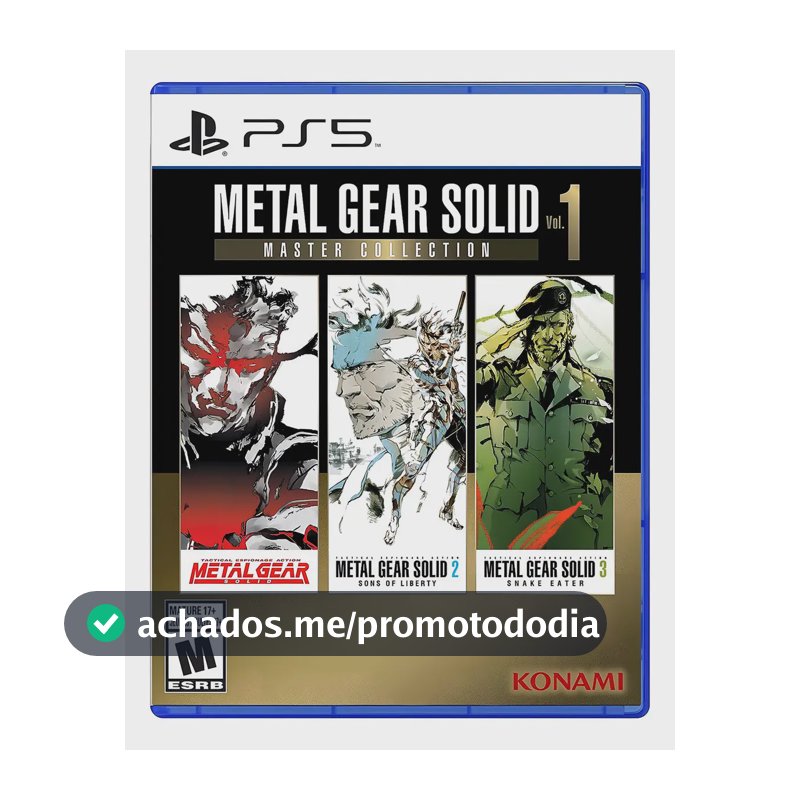 Metal Gear Solid Master Collection Vol 1 Ps5 Midia Fisica