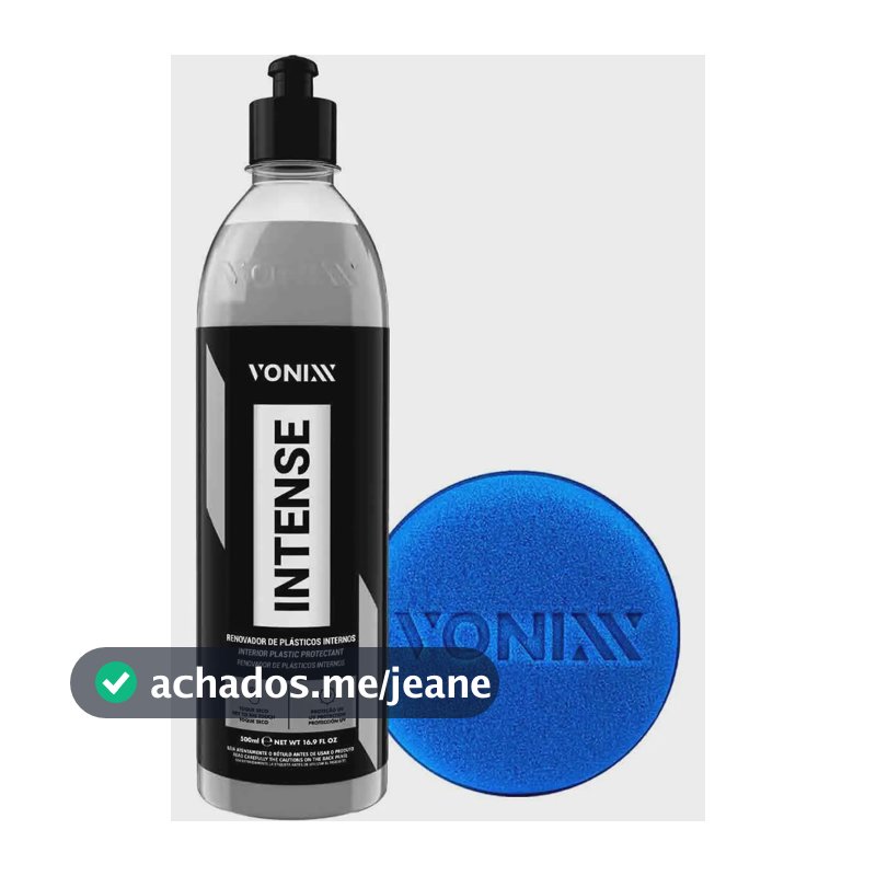 Renovador De Plásticos Internos Intense 500ml Vonixx