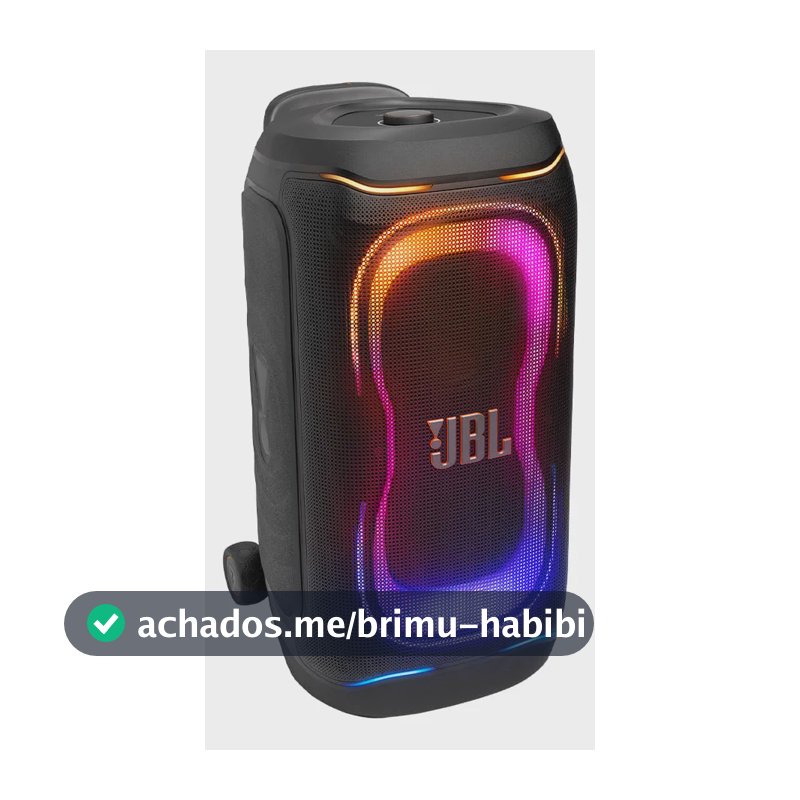 Caixa De Som Bluetooth Jbl Partybox Stage 330 Com 280w De Po Preto 127/220v