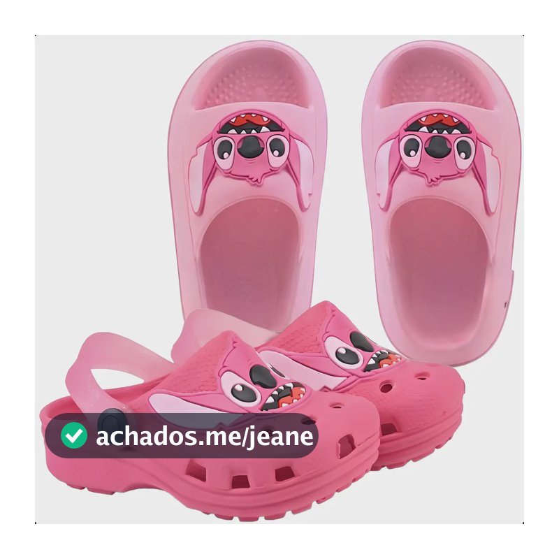 Kit Chinelo Slide + Sandália Babuche 2 Em 1 Menina Kids Rosa Rosa/azul 28.29 Br