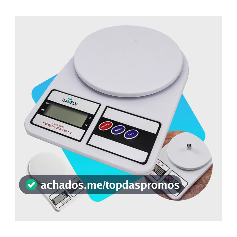Balança Digital De Precisão De Cozinha Para Uso Domestico E Profissional Fitness Ideal Para Dietas Treinos Alimentos Confeitaria Nutrição Capacidade Máxima 10 Kg Branco