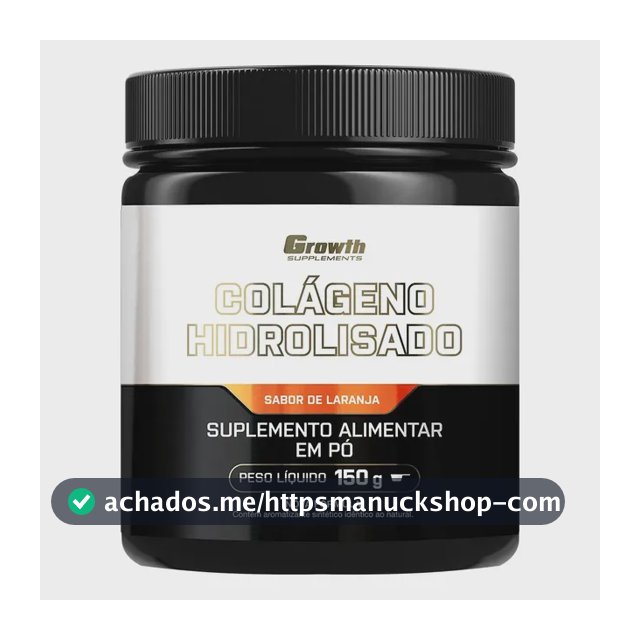 Colágeno Hidrolisado 150g Growth Supplements Laranja