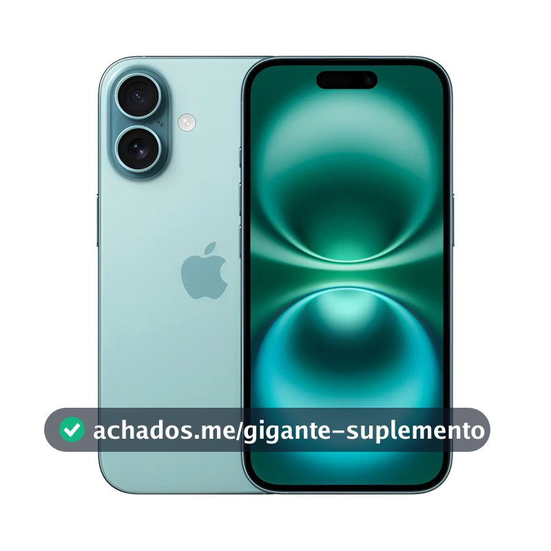 Apple iPhone 16 (128 GB) - Verde-acinzentado