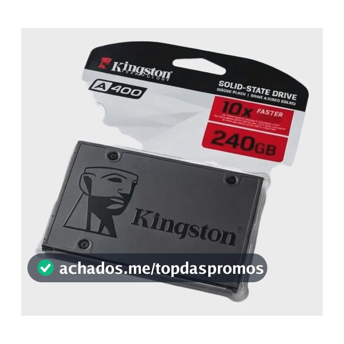 Ssd Kingston A400 240gb Sa400s37/240g P/  Pc E Notebook Preto