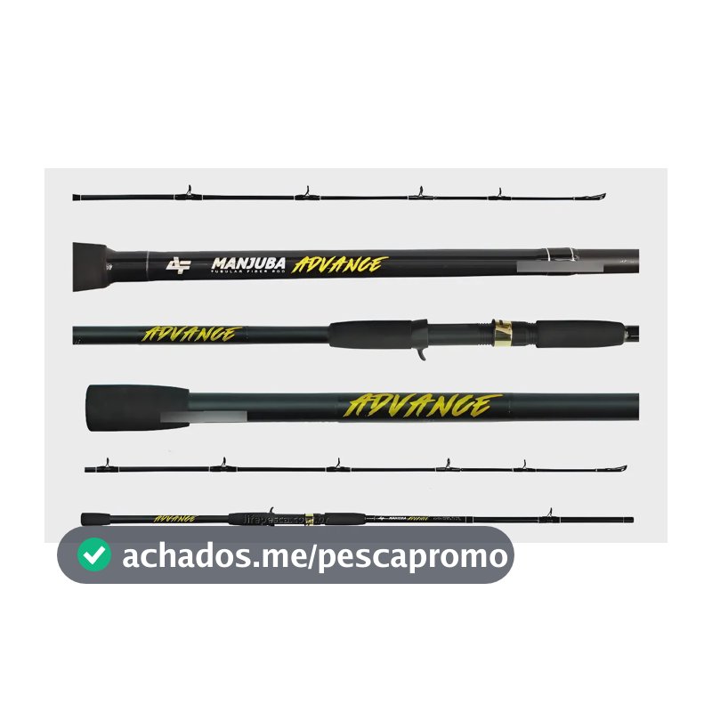Vara Albatroz Manjuba Advance 2,40m 50lbs Carretilha 02pt Preto