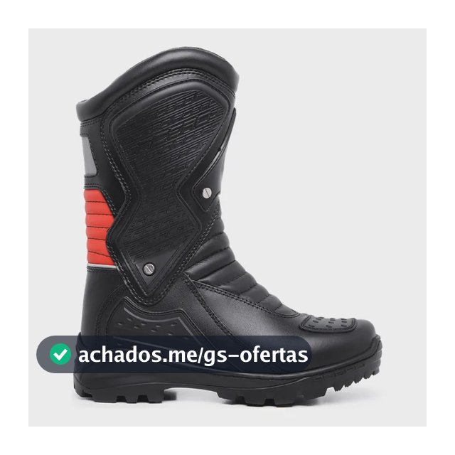 Bota Motociclista Couro Animal Speed Cano Alto C Proteções
