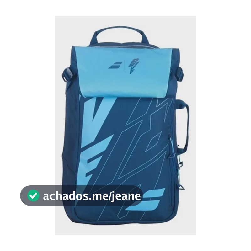 Bolsa de raquete de raquete Babolat Pure Padel, cor do bolo, azul/azul claro