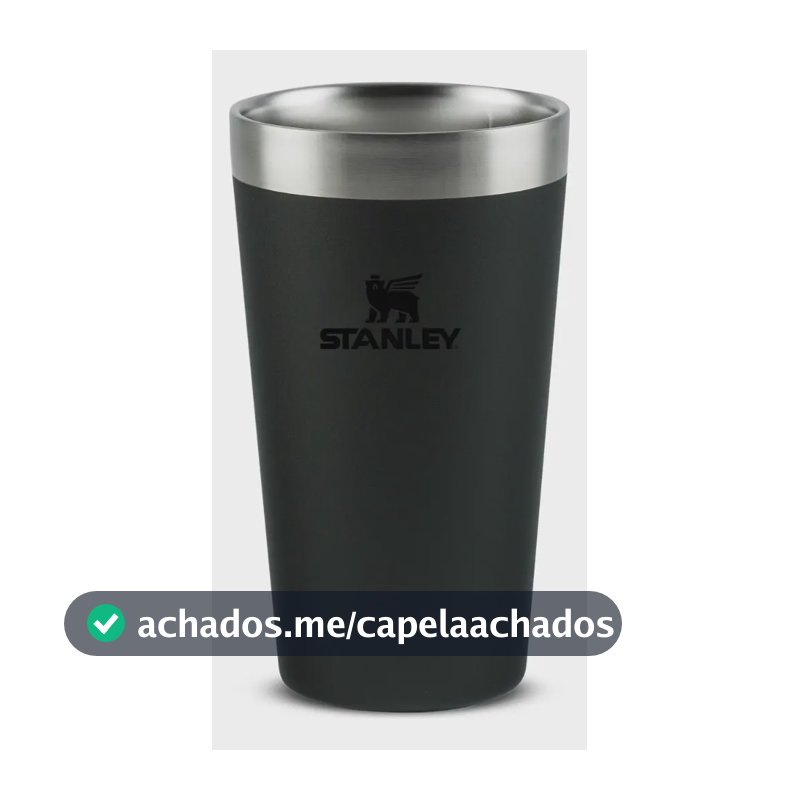 Copo Térmico para Cerveja Stanley Pint Adventure Black 2.0 354ml