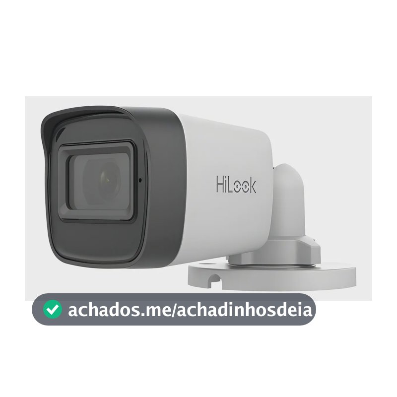 Câmera Bullet 1080p 25m 2.8mm Thc-b120-pic Hilook Hikvision Branco