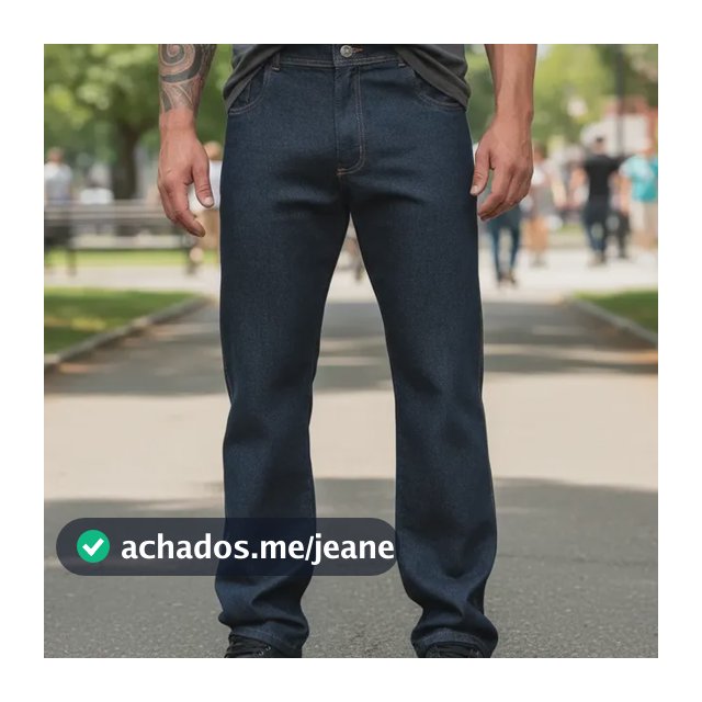 Calça Jeans Masculina Grossa Para Trabalho Boca Larga Balão