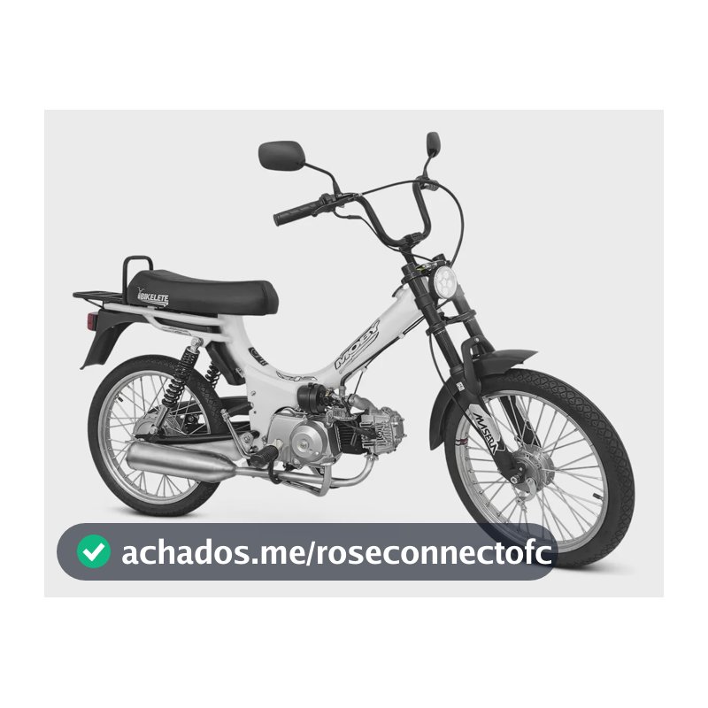 Moby 4 Tempos Bikelete 4 Marchas Cor Branco