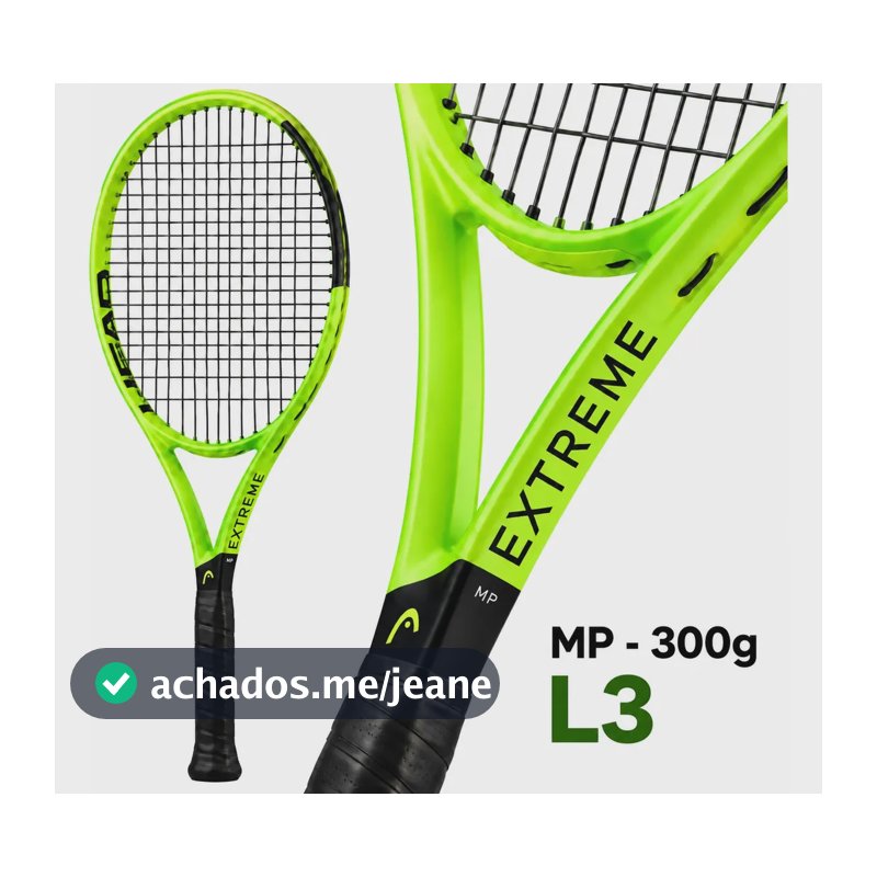 Raquete De Tenis Head Extreme Mp New 2026 - 300g - L3 Verde L3