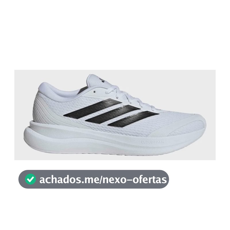 Tênis De Corrida Masculino Runfalcon 6 Cloudfoam adidas Branco Liso 40 Br