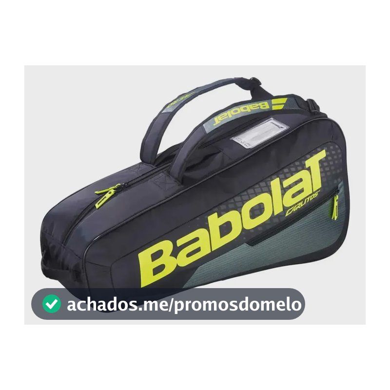 Raqueteira Babolat Carlitos Junior Preto