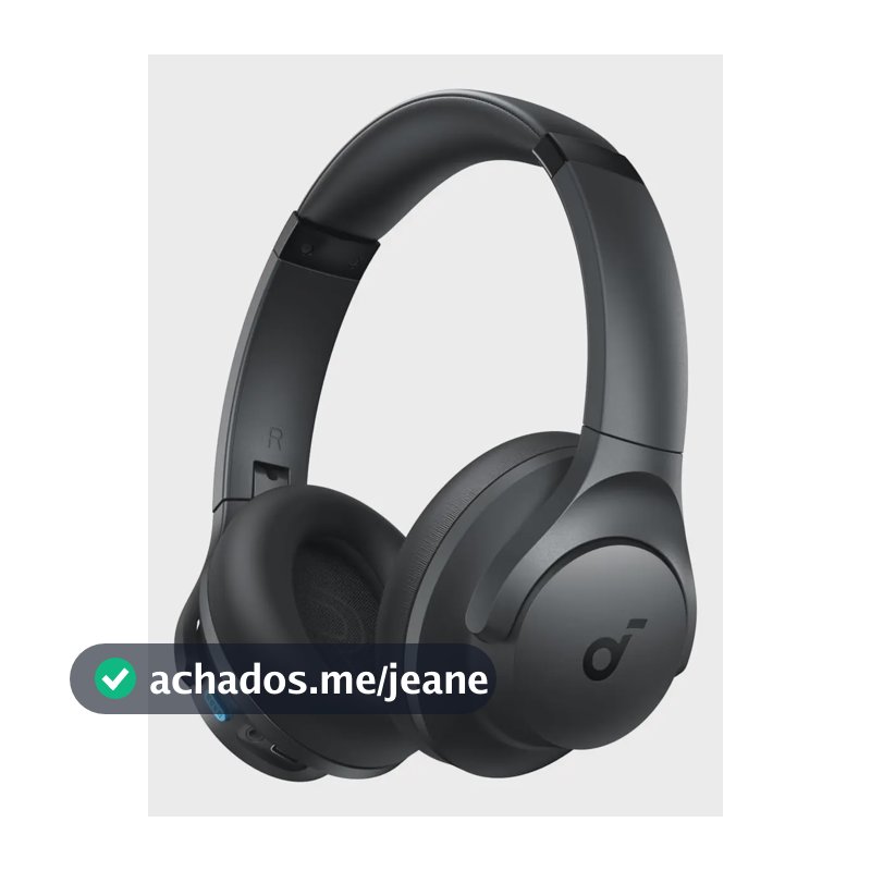 Fone De Ouvido Bluetooth 5.3 soundcore Q11i da Anker, Fone Gamer, Headphone Bluetooth Over-Ear, Graves Profundos, 60H Autonomia, Hi-Res Áudio, Almofadas Removíveis, Conexão Multiponto, Preto