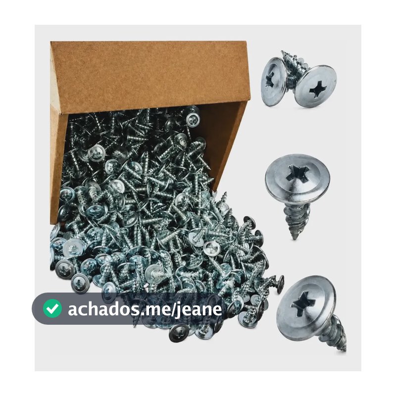Parafuso Ponta Agulha Para Forro De Pvc 4,2x13 Com 1000 Pcs