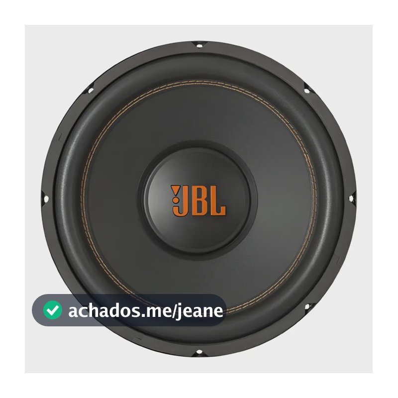 Alto Falante Subwoofer Jbl 12 Pol Multisystem 350w Cor Preto Preto