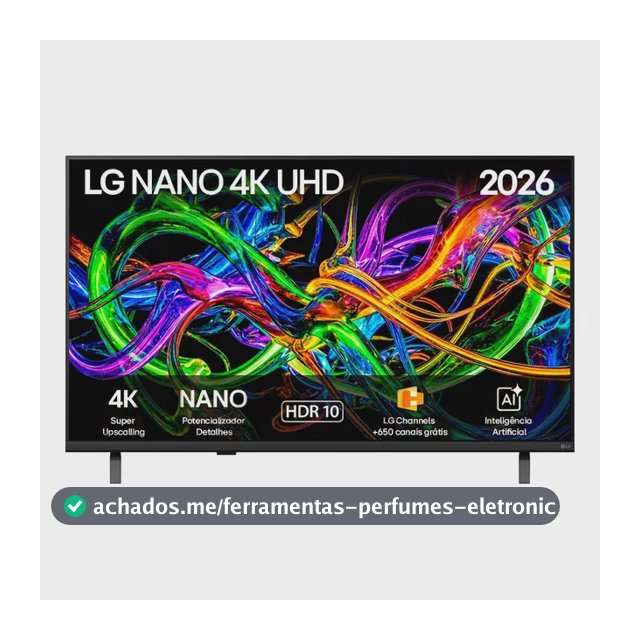 Smart Tv LG 43'' 4k Ultra Hd Nano Ai Webos 26 43un85