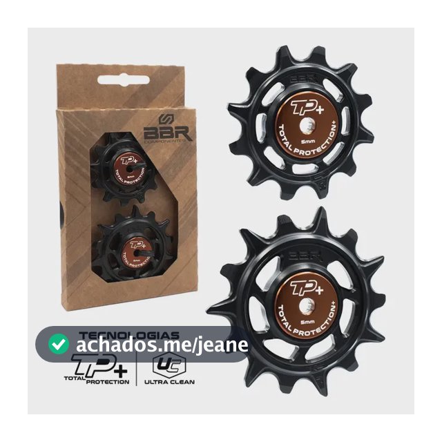 Roldana TP+ 12v BBR Componentes para Câmbio Sram Eagle Preto
