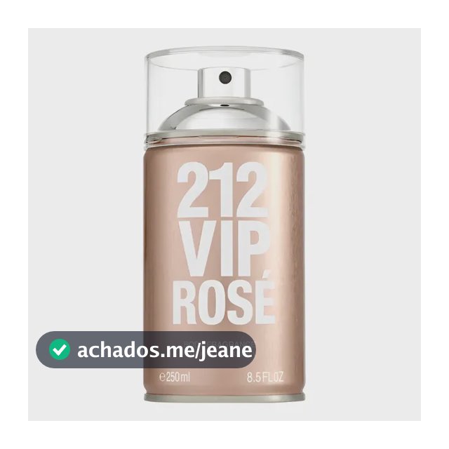 Carolina Herrera Body Spray 212 Vip Rosé Feminino 250ml