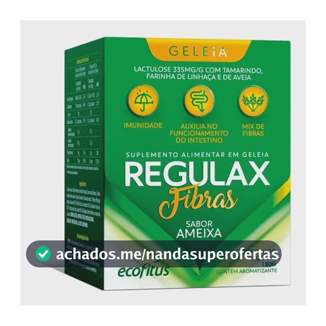 Regulax Fibras Supl. Alimentar Em Geleia 150g Ecofítus