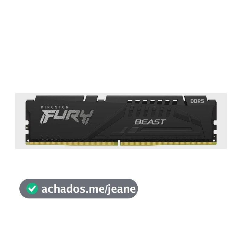 Memória RAM Kingston Fury Beast 8gb Ddr5 4800mhz