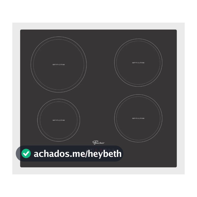 Cooktop de Indução Fischer 4 Bocas Vitrocerâmica com Touch Screen 220V
