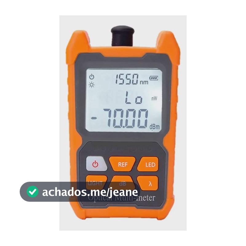 Medidor De Potencia Fibra Optica + Certificado Calibración