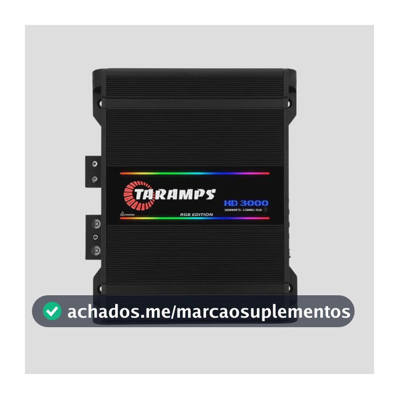 Módulo Amplificador Taramps Hd 3000 Edição Rgb 2 Ohms