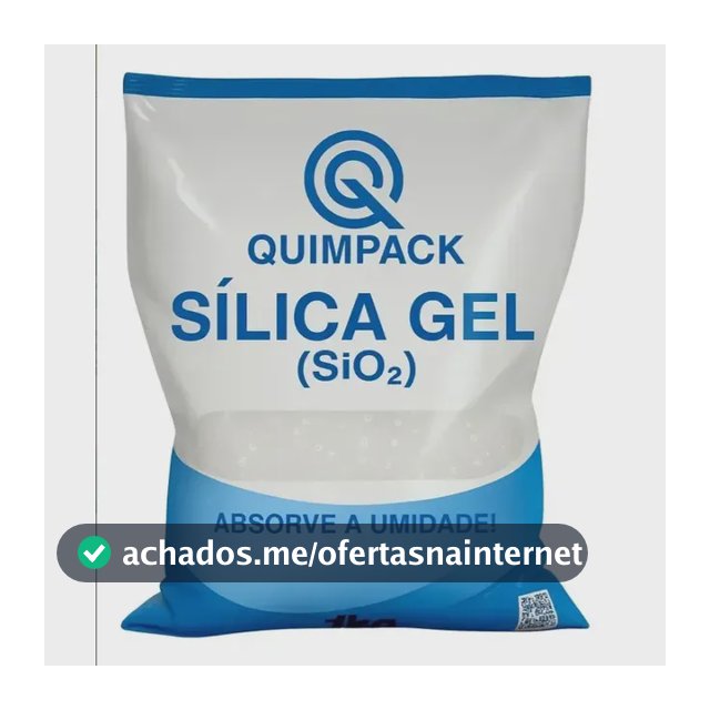 Sílica Gel Branca Desumidificante 1-3mm Quimpack Pct C/1kg
