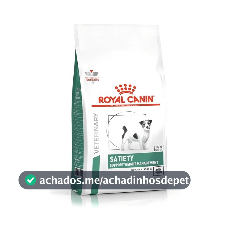 Ração Seca Royal Canin Canine Veterinary Diet Satiety para Cães Adultos de Porte Pequeno com Excesso de Peso - 7,5kg