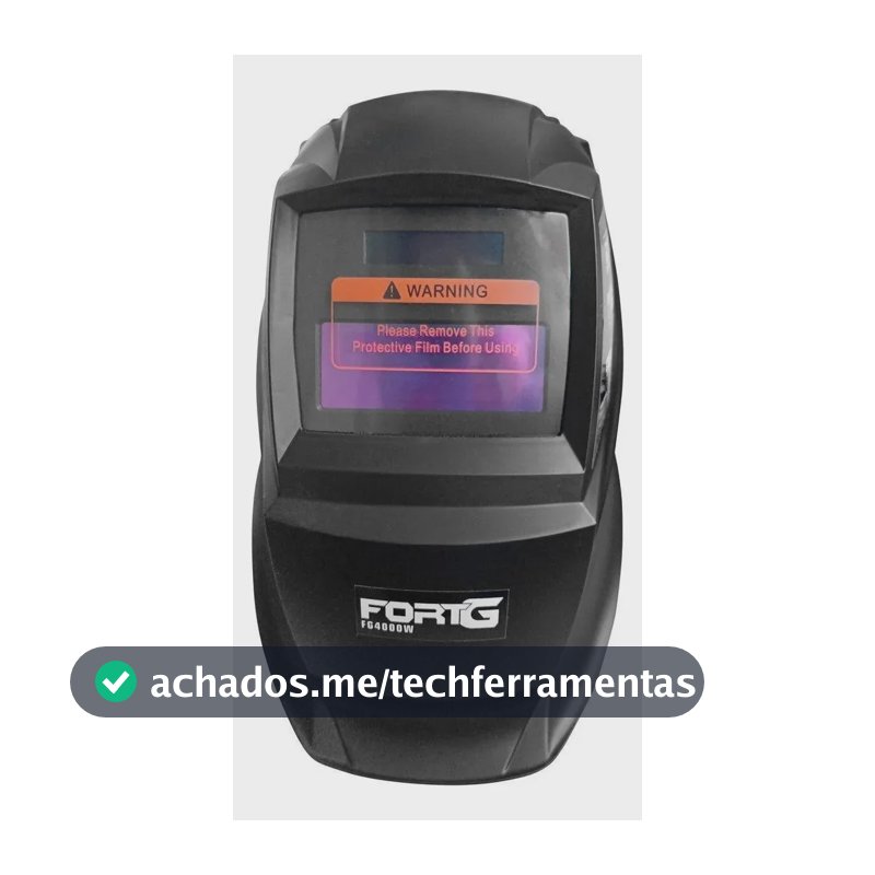 Máscara Solda Auto Escurecimento Fixa Automática Fortg