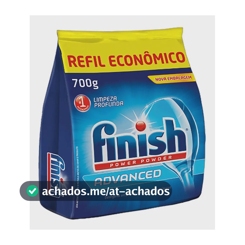 Detergente para Lava Louças em Pó Finish Power Powder Advanced 700g