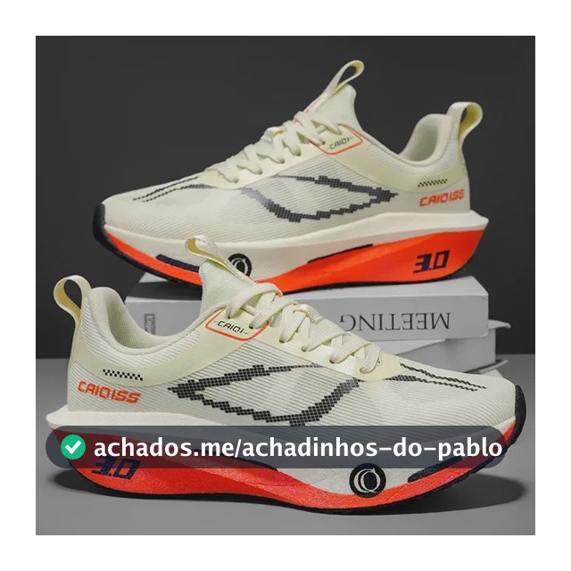 Tênis De Corrida Com Placa De Fibra De Carbono Embutida E Co
