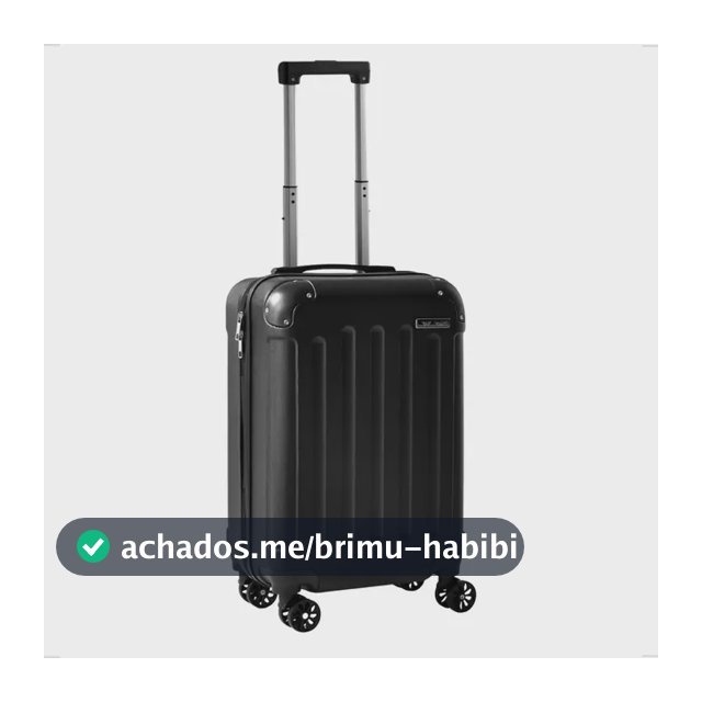 Mala De Viagem Bordo Mão Pequena 10kg Abs Cadeado 360