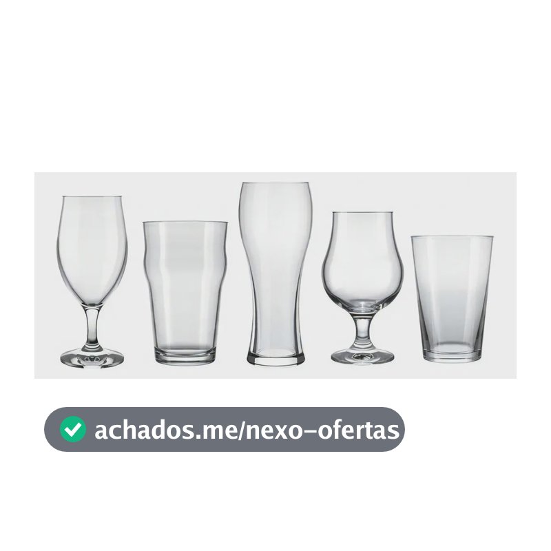 Kit Para Cervejas Especiais 5 Peças Nadir Figueiredo Cor Cristalino