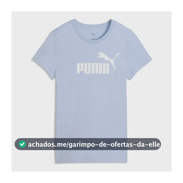 Camiseta Feminina Ess No. 1 Logo Slim Tank Puma Snow Mountain Blue N/a M Liso
