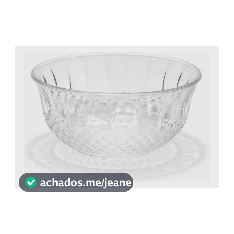 Kit de Bowls de Vidro Para Sobremesa Queen com 300 ml