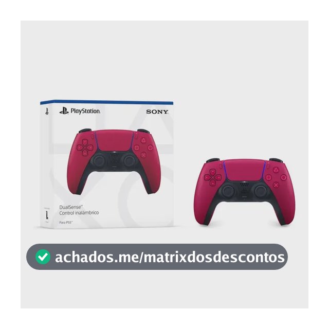 Controle Sem Fio Dualsense Ps5 - Cosmic Red Cosmic Red