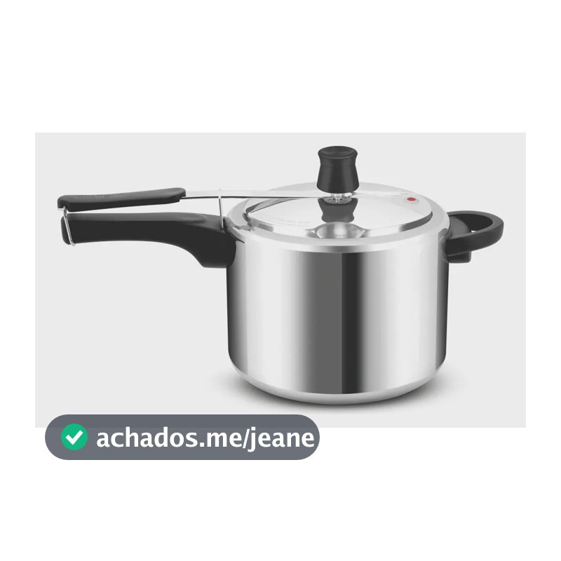 Panela De Pressão Rochedo Turbo Polida 4,5l Fechamento Int.