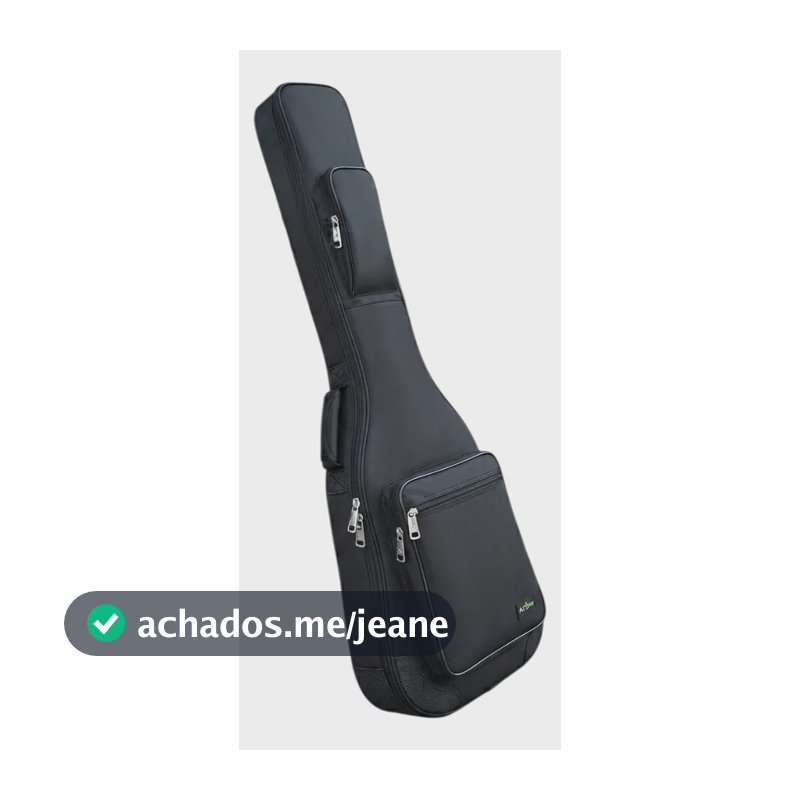 Bag Capa Case Contrabaixo Jazz Bass Super 70 Art Show Preto
