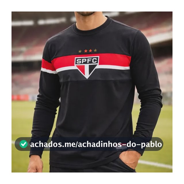 Camisa São Paulo Retrô 2005 Mundial Goleiro Preta Oficial