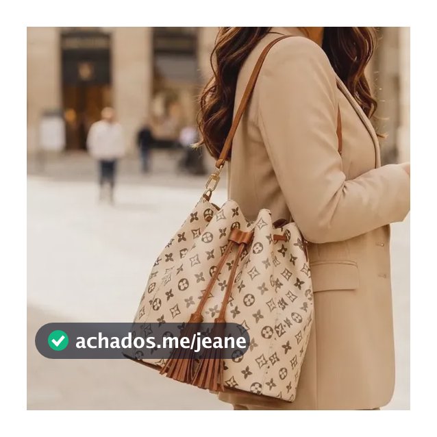 Bolsa Feminina Grande Forrada Elegante Espaçosa Dia Dia Bege 02 Estrela Dourado Mesma Da Bolsa